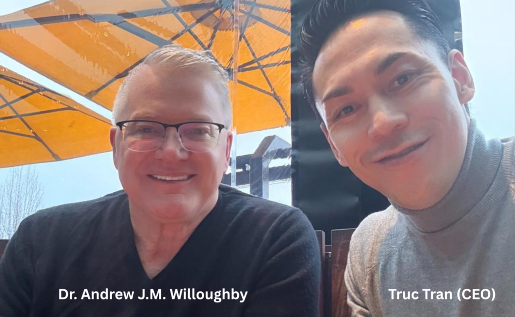 Dr. Andrew J.M. Willoughby & Truc Tran (CEO)